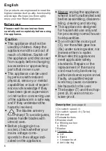 Preview for 6 page of Braun Minipimer 5 Series Quick Start Manual