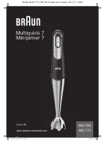 Braun Minipimer 7 Manual preview