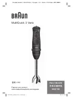 Preview for 1 page of Braun MQ 3135 Manual