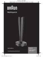 Braun MQ 50 Instructions Manual предпросмотр