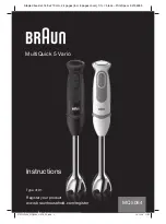 Braun MQ 5064 Instructions Manual preview