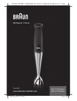 Preview for 1 page of Braun MQ 5137 Sauce+ Multiquick 5 Vario Manual