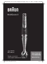 Braun MQ9195XLI Manual preview