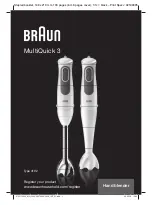 Preview for 1 page of Braun MultiQuick 3 4192 Manual