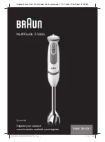 Braun Multiquick 5 Vario series Instructions Manual preview