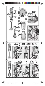 Preview for 4 page of Braun Multiquick Minipimer MR 6550 M FP-HC Manual