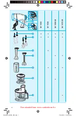 Предварительный просмотр 3 страницы Braun Multiquick System M 1050 M Manual