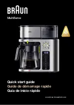 Предварительный просмотр 1 страницы Braun MultiServe KF 9050 BK Quick Start Manual