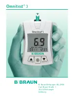 Предварительный просмотр 1 страницы Braun Omnitest 3 Manual