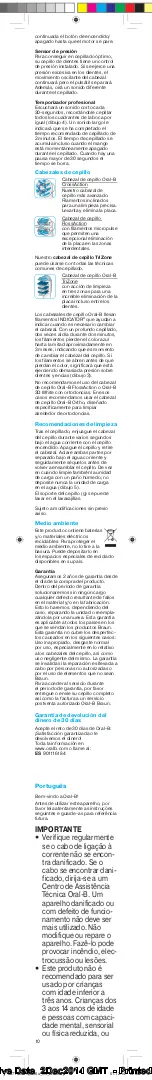 Preview for 10 page of Braun Oral-B 3756 Manual