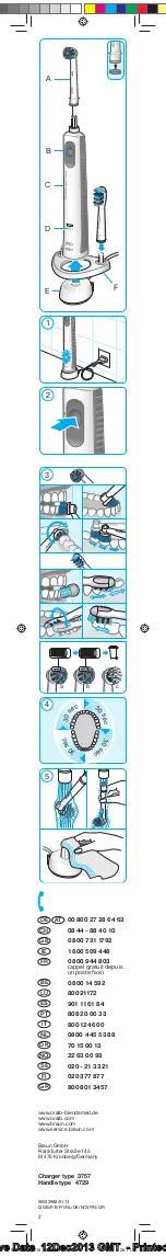 Preview for 2 page of Braun Oral-B PRO TRIZONE 500 Manual