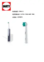 Braun Oral-B Professional Care 7000 Manual preview