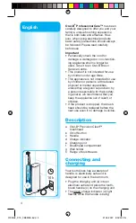 Предварительный просмотр 4 страницы Braun Oral-B Professional Care Series Manual