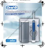 Preview for 1 page of Braun Oral-B ProfessionalCare 8500 OxyJet Manual