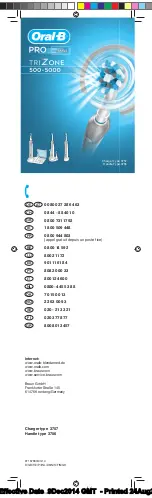 Preview for 24 page of Braun Oral B TriZone 1000 Manual