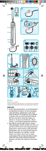 Preview for 2 page of Braun Oral B TRIZONE 600 Manual