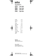 Preview for 1 page of Braun PocketGo P40 User Manual