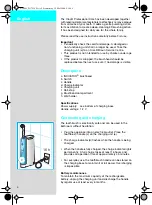 Preview for 4 page of Braun Professional Care Center OC 17 525 Manual