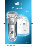 Braun Prosonic 9595 Quick Manual preview