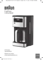 Предварительный просмотр 1 страницы Braun PureFlavor KF502AN Instructions Manual