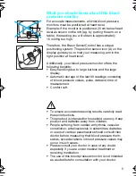 Preview for 5 page of Braun SensorControl BP 2550 User Manual