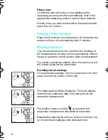 Preview for 8 page of Braun SensorControl BP 2550 User Manual