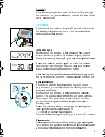 Preview for 9 page of Braun SensorControl BP 2550 User Manual