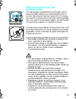 Preview for 25 page of Braun SensorControl BP 2550 User Manual