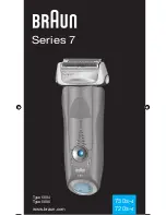 Braun SERIES 7 720S-4 User Manual preview