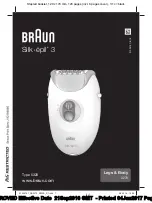 Braun Silk epil 3 Legs & Body 3270 Manual preview