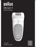 Braun Silk-epil 5 5390 Manual предпросмотр