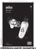 Предварительный просмотр 1 страницы Braun Silk-epil 7 SkinSpa 7-921e Manual