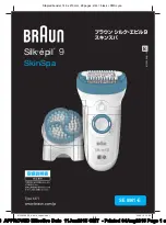 Braun Silk-epil 9 SkinSpa Manual preview