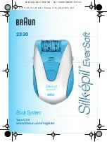 Предварительный просмотр 1 страницы Braun Silk-epil EverSoft 2330 Instructions Manual