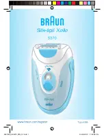 Braun Silk-epil Xelle 5370 Manual preview