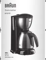 Braun Sommelier KF 610 User Manual предпросмотр