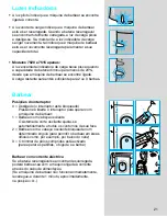 Preview for 21 page of Braun Syncro 7505 Manual