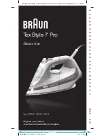 Предварительный просмотр 1 страницы Braun TexStyle 7 Pro Manual