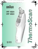 Braun ThermoScan IRT 4020 User Manual preview