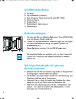 Preview for 6 page of Braun VitalScan Plus BP 1600 Manual