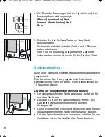 Preview for 8 page of Braun VitalScan Plus BP 1600 Manual