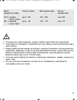 Preview for 15 page of Braun VitalScan Plus BP 1600 Manual