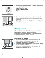 Preview for 18 page of Braun VitalScan Plus BP 1600 Manual