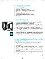 Preview for 47 page of Braun VitalScan Plus BP 1600 Manual