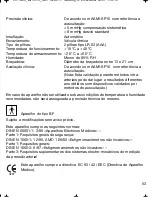 Preview for 53 page of Braun VitalScan Plus BP 1600 Manual