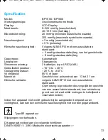 Preview for 73 page of Braun VitalScan Plus BP 1600 Manual