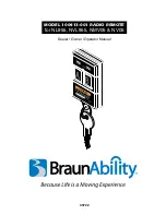 Предварительный просмотр 1 страницы BraunAbility 100413-001 Dealer/Owner/Operator Manual