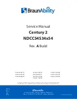 Предварительный просмотр 38 страницы BraunAbility Century 2 Service Manual