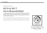 Предварительный просмотр 2 страницы BraunAbility Kit 6 Instructions For Fitting And Use