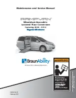 Preview for 1 page of BraunAbility Rampvan Maintenance And Service Manual